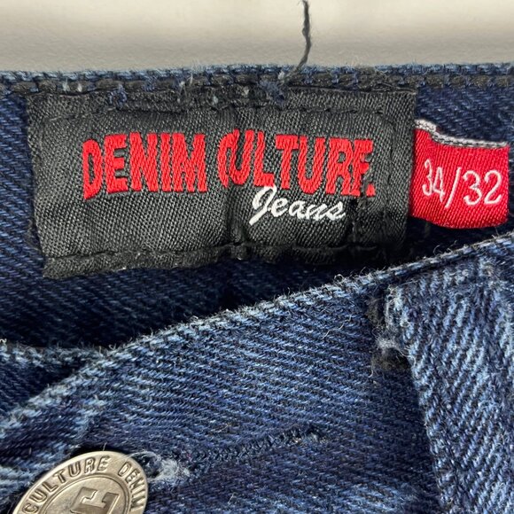 DC Denim Culture Jeans Size 32 Blue Inseam 30in Rise 10.5in 5 Pocket Design - Picture 5 of 9